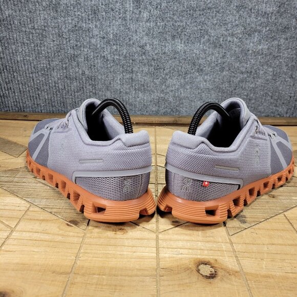 On Cloud 5 Mens Size 8.5 Zinc Grey Canyon Orange 59.98888 Running Athletic Shoes - Picture 5 of 11